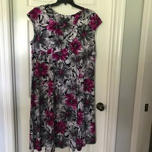 Glamour Knit Cap Sleeved Dress